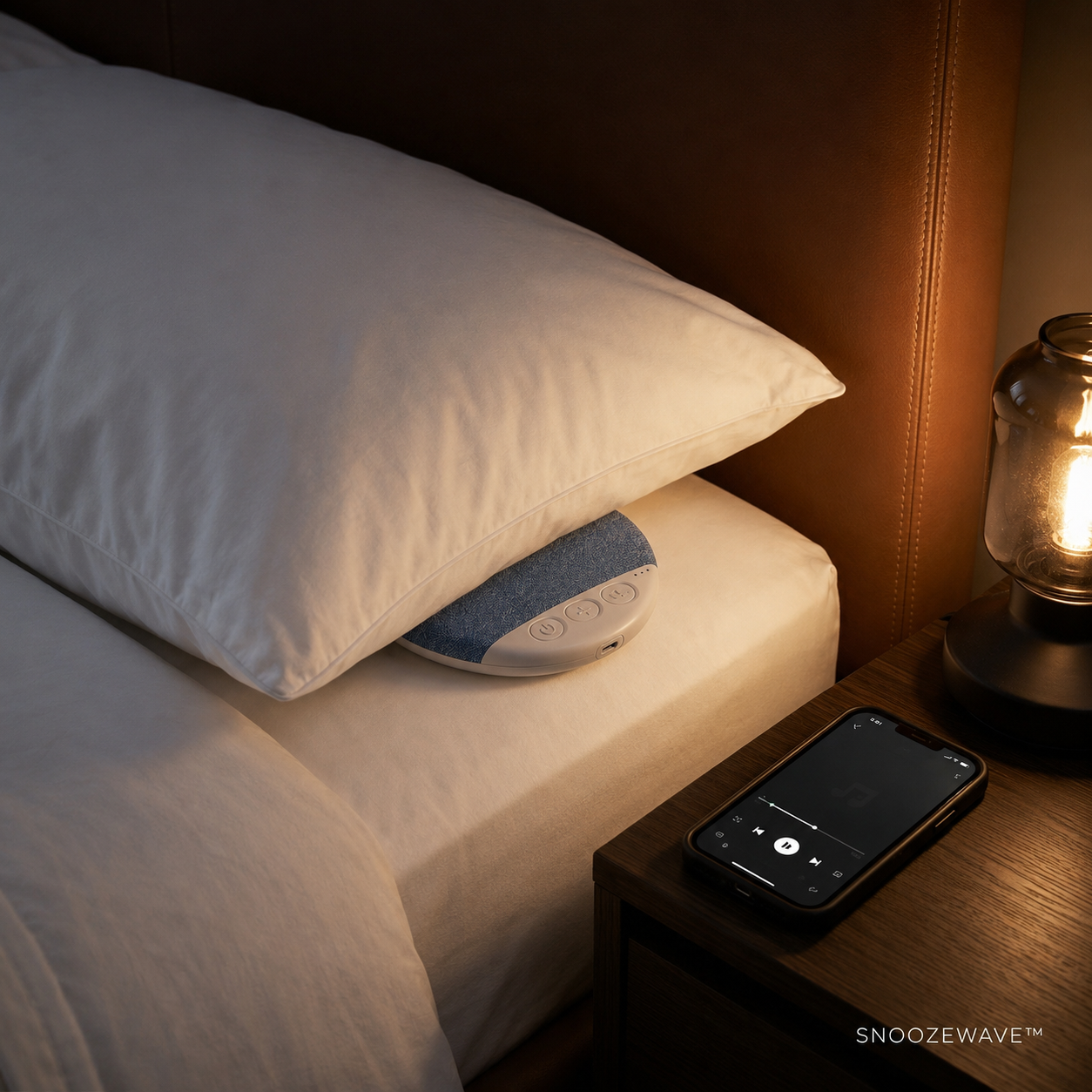 SnoozeWave™ Pillow Speaker