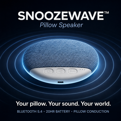 SnoozeWave™ Pillow Speaker
